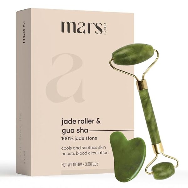 mars by GHC Jade Roller & Gua Sha Set